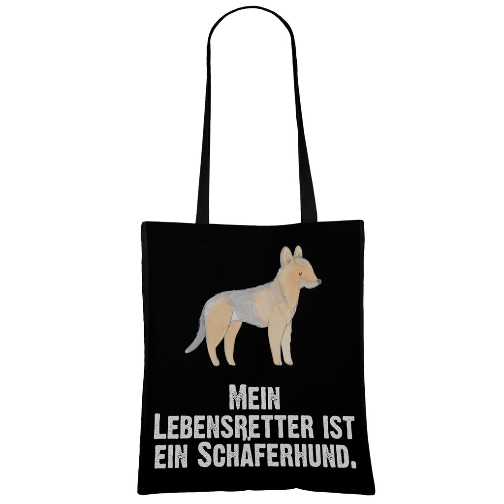 Tragetasche Schäferhund Lebensretter Beuteltasche, Beutel, Einkaufstasche, Jutebeutel, Stoffbeutel, Hund, Hunderasse, Rassehund, Hundebesitzer, Geschenk, Tierfreund, Schenken, Welpe, Schäferhund
