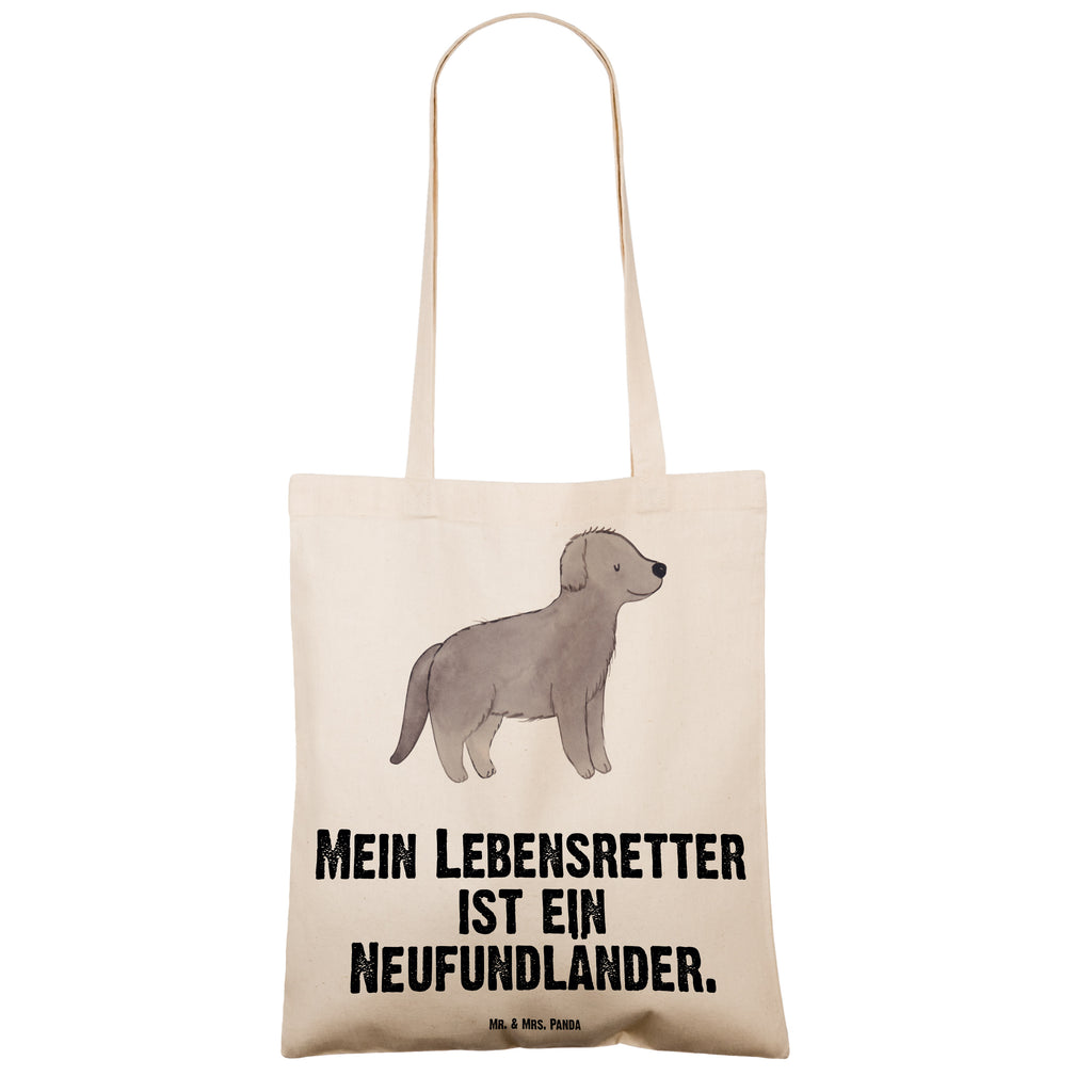 Tragetasche Neufundländer Lebensretter Beuteltasche, Beutel, Einkaufstasche, Jutebeutel, Stoffbeutel, Hund, Hunderasse, Rassehund, Hundebesitzer, Geschenk, Tierfreund, Schenken, Welpe, Neufundländer, Newfoundland