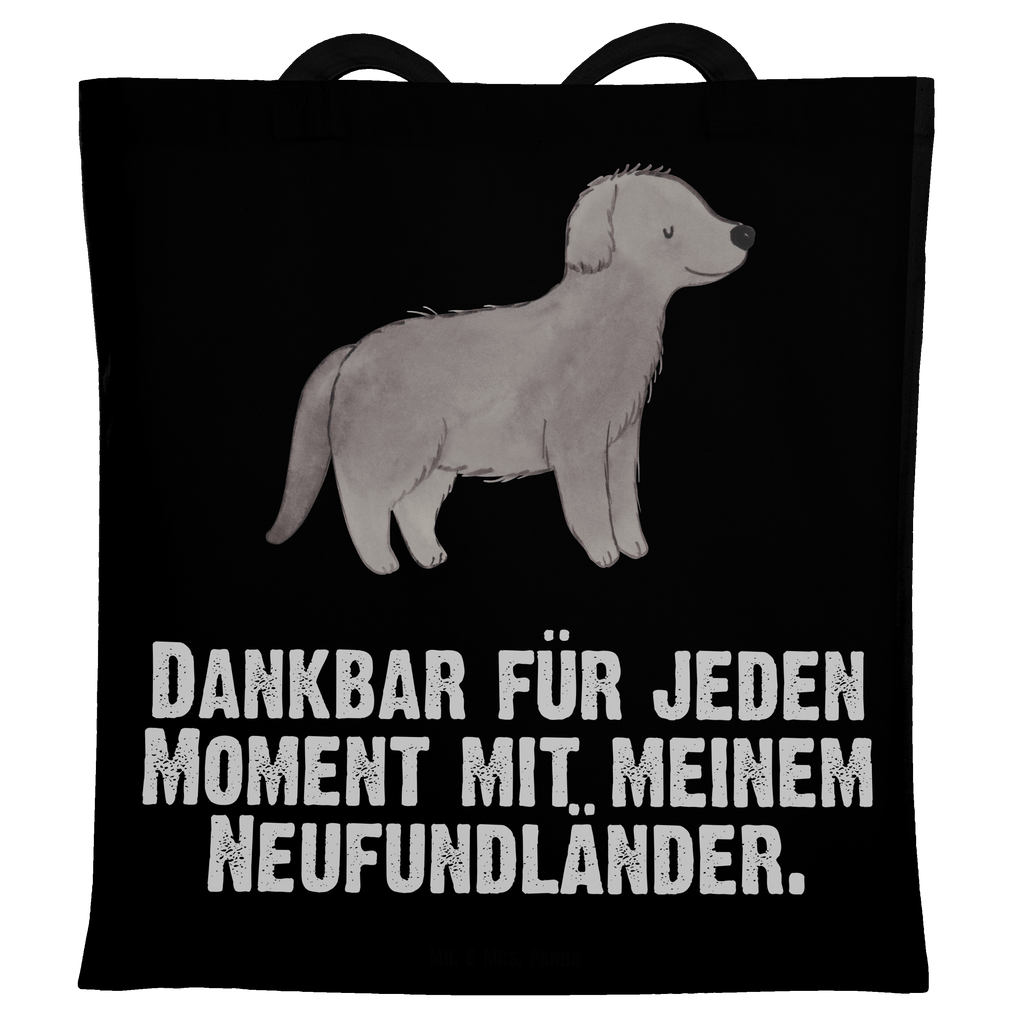 Tragetasche Neufundländer Moment Beuteltasche, Beutel, Einkaufstasche, Jutebeutel, Stoffbeutel, Hund, Hunderasse, Rassehund, Hundebesitzer, Geschenk, Tierfreund, Schenken, Welpe, Neufundländer, Newfoundland