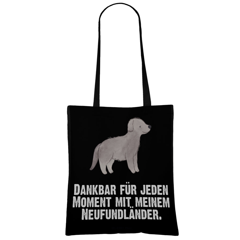 Tragetasche Neufundländer Moment Beuteltasche, Beutel, Einkaufstasche, Jutebeutel, Stoffbeutel, Hund, Hunderasse, Rassehund, Hundebesitzer, Geschenk, Tierfreund, Schenken, Welpe, Neufundländer, Newfoundland