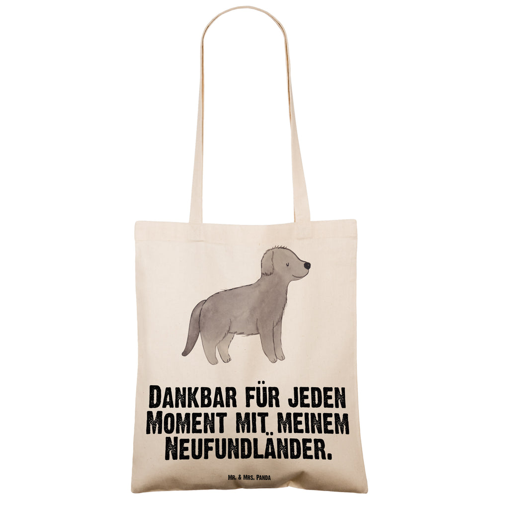 Tragetasche Neufundländer Moment Beuteltasche, Beutel, Einkaufstasche, Jutebeutel, Stoffbeutel, Hund, Hunderasse, Rassehund, Hundebesitzer, Geschenk, Tierfreund, Schenken, Welpe, Neufundländer, Newfoundland
