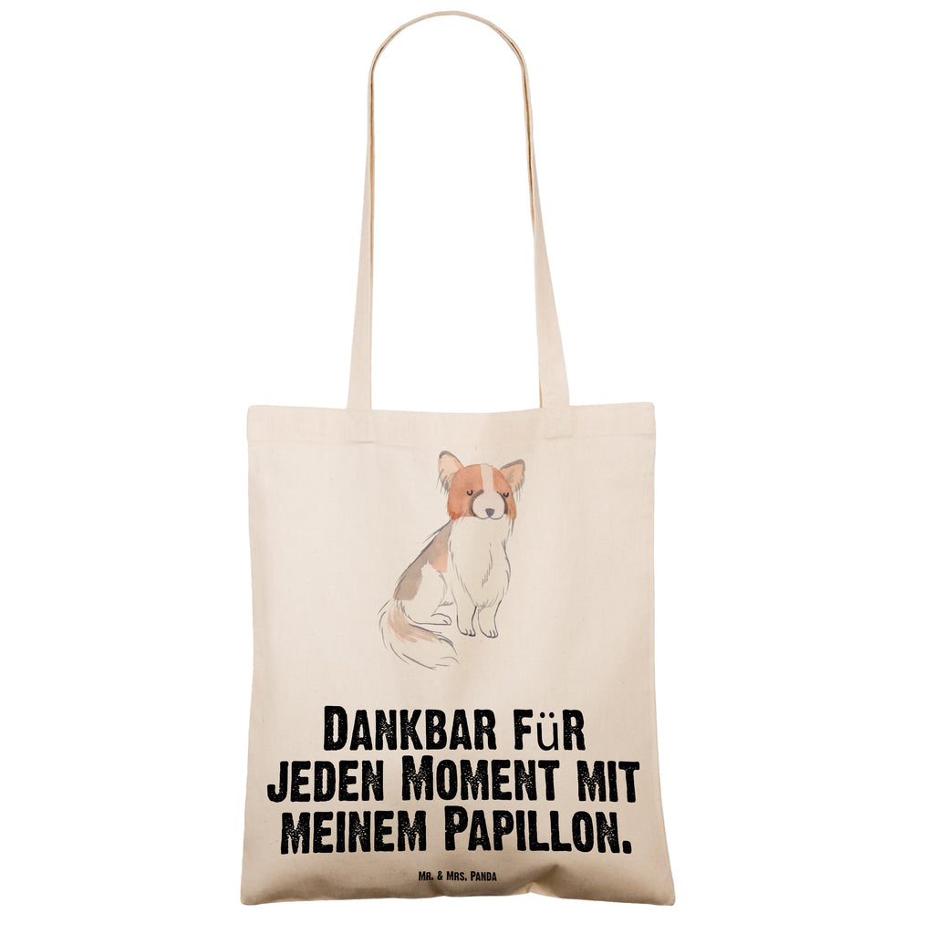 Tragetasche Papillon Moment Beuteltasche, Beutel, Einkaufstasche, Jutebeutel, Stoffbeutel, Hund, Hunderasse, Rassehund, Hundebesitzer, Geschenk, Tierfreund, Schenken, Welpe, Kontinentaler Zwergspaniel, Papillon