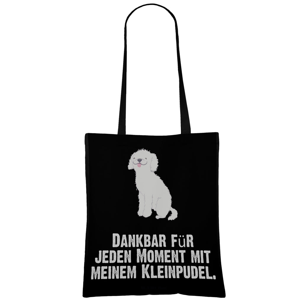 Tragetasche Kleinpudel Moment Beuteltasche, Beutel, Einkaufstasche, Jutebeutel, Stoffbeutel, Hund, Hunderasse, Rassehund, Hundebesitzer, Geschenk, Tierfreund, Schenken, Welpe, Pudel, Kleinpudel