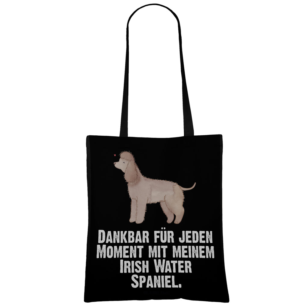 Tragetasche Irish Water Spaniel Moment Beuteltasche, Beutel, Einkaufstasche, Jutebeutel, Stoffbeutel, Hund, Hunderasse, Rassehund, Hundebesitzer, Geschenk, Tierfreund, Schenken, Welpe, Irish Water Spaniel, Jagdhund