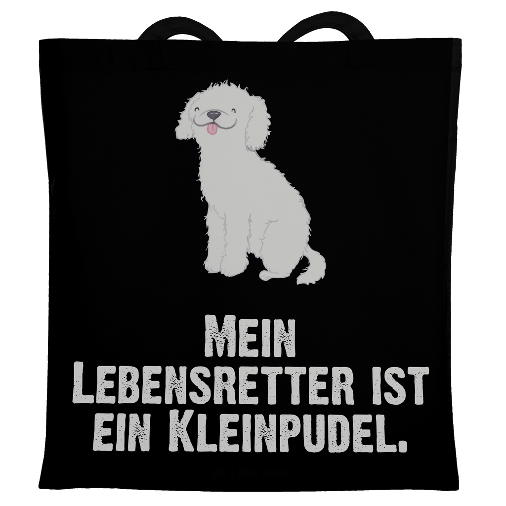 Tragetasche Kleinpudel Lebensretter Beuteltasche, Beutel, Einkaufstasche, Jutebeutel, Stoffbeutel, Hund, Hunderasse, Rassehund, Hundebesitzer, Geschenk, Tierfreund, Schenken, Welpe, Pudel, Kleinpudel