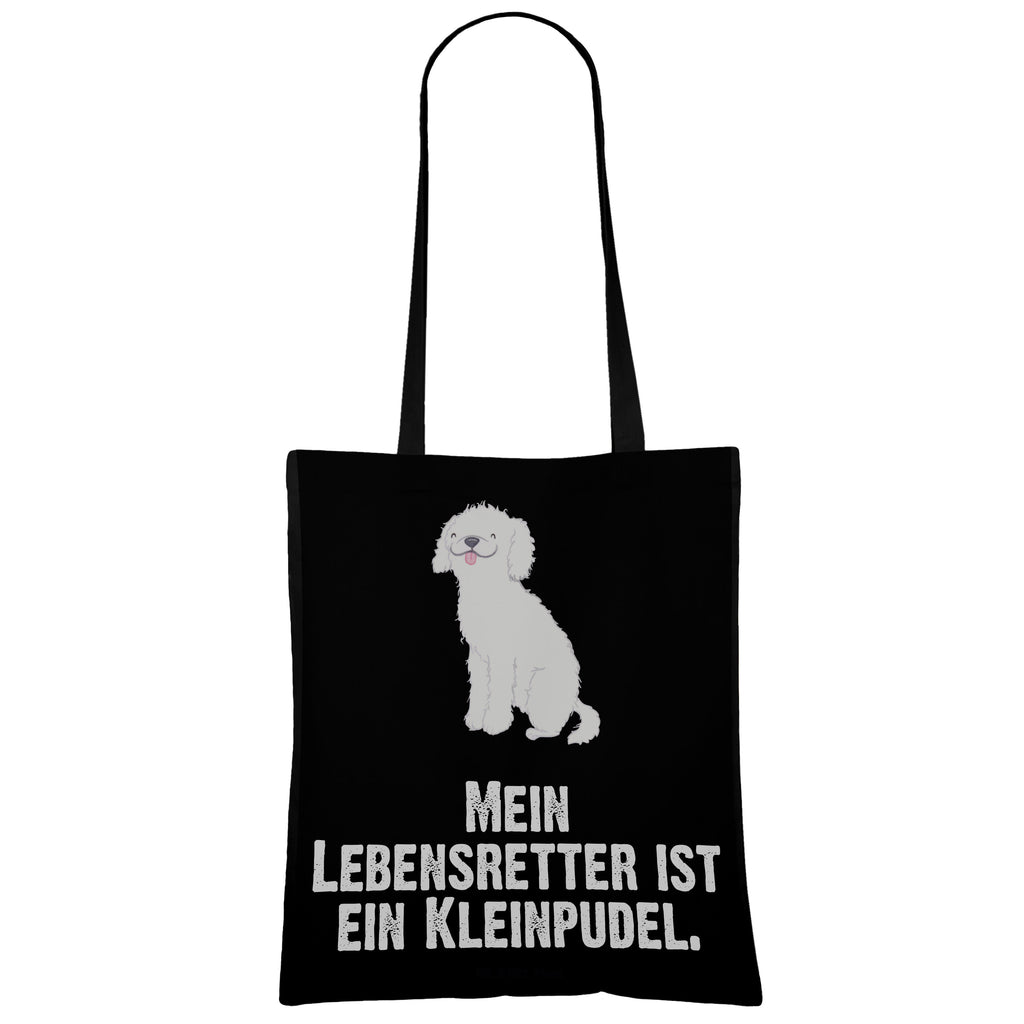 Tragetasche Kleinpudel Lebensretter Beuteltasche, Beutel, Einkaufstasche, Jutebeutel, Stoffbeutel, Hund, Hunderasse, Rassehund, Hundebesitzer, Geschenk, Tierfreund, Schenken, Welpe, Pudel, Kleinpudel