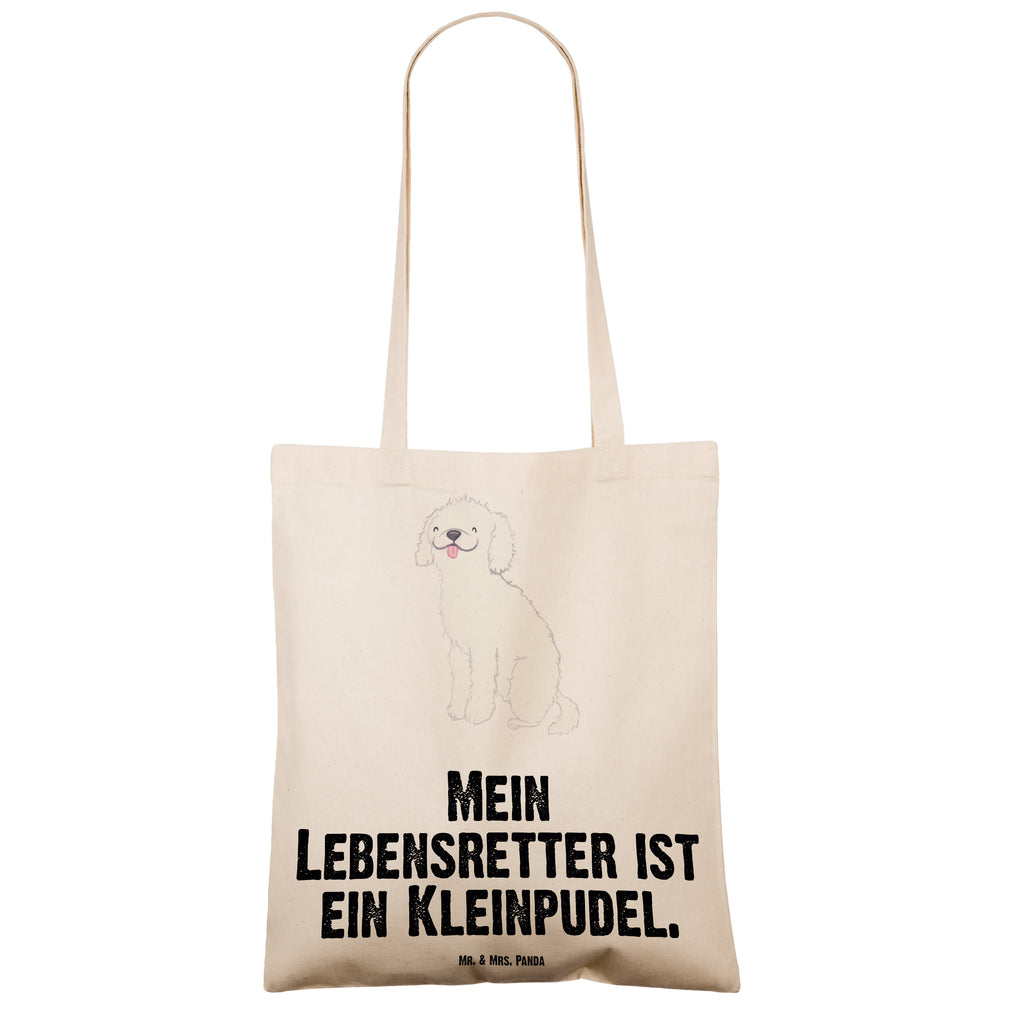 Tragetasche Kleinpudel Lebensretter Beuteltasche, Beutel, Einkaufstasche, Jutebeutel, Stoffbeutel, Hund, Hunderasse, Rassehund, Hundebesitzer, Geschenk, Tierfreund, Schenken, Welpe, Pudel, Kleinpudel