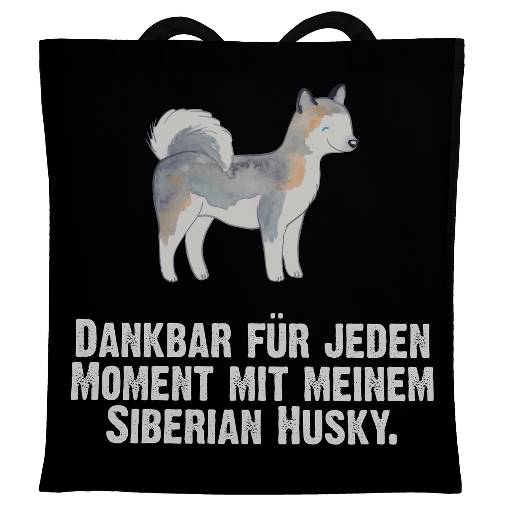 Tragetasche Siberian Husky Moment Beuteltasche, Beutel, Einkaufstasche, Jutebeutel, Stoffbeutel, Hund, Hunderasse, Rassehund, Hundebesitzer, Geschenk, Tierfreund, Schenken, Welpe, Siberian Husky