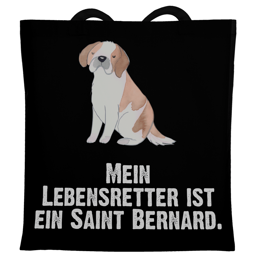 Tragetasche Saint Bernard Lebensretter Beuteltasche, Beutel, Einkaufstasche, Jutebeutel, Stoffbeutel, Hund, Hunderasse, Rassehund, Hundebesitzer, Geschenk, Tierfreund, Schenken, Welpe, St. Bernhardshund, Chien du Saint-Bernard, Saint Bernard Dog, Perro San Bernardo, Saint Bernard