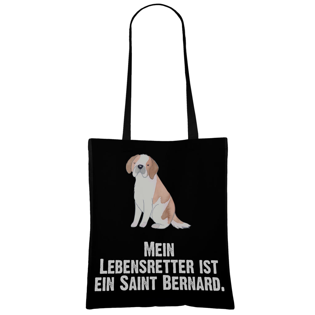 Tragetasche Saint Bernard Lebensretter Beuteltasche, Beutel, Einkaufstasche, Jutebeutel, Stoffbeutel, Hund, Hunderasse, Rassehund, Hundebesitzer, Geschenk, Tierfreund, Schenken, Welpe, St. Bernhardshund, Chien du Saint-Bernard, Saint Bernard Dog, Perro San Bernardo, Saint Bernard