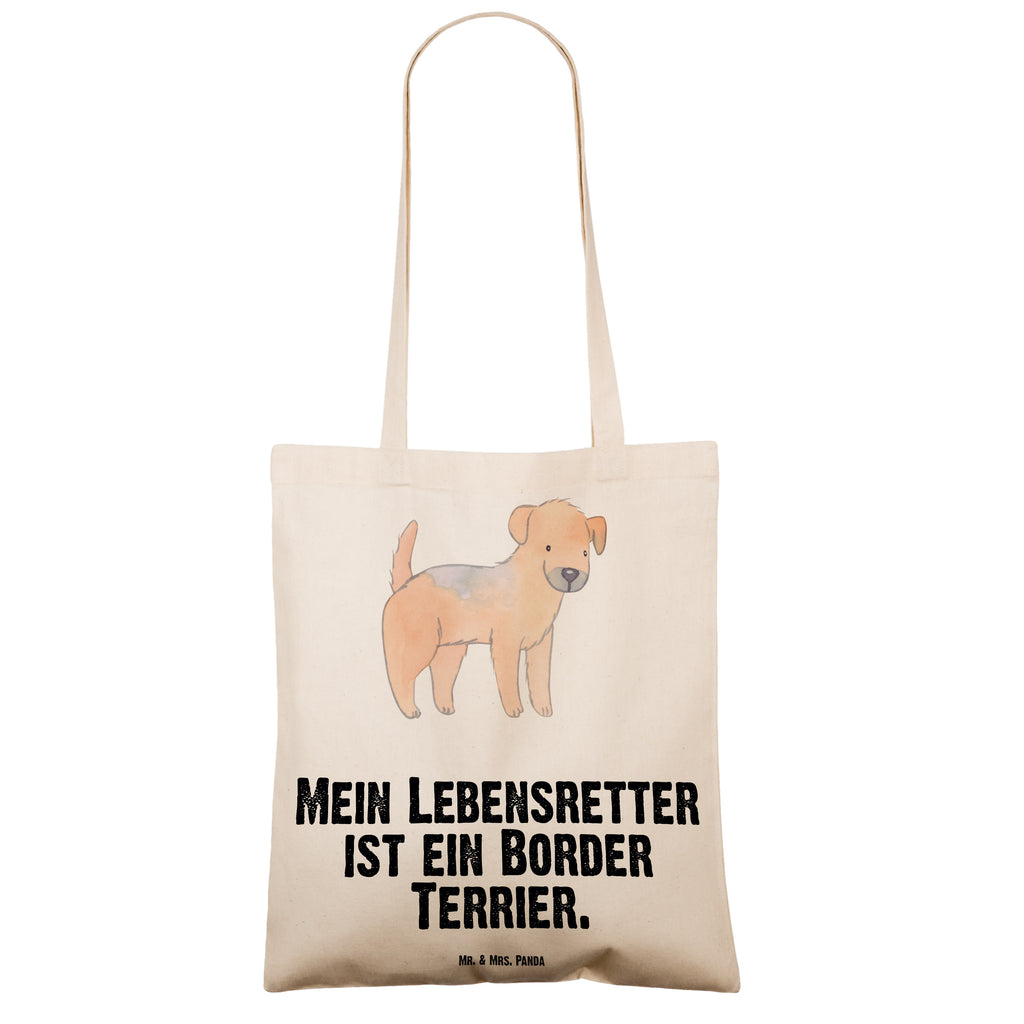 Tragetasche Border Terrier Lebensretter Beuteltasche, Beutel, Einkaufstasche, Jutebeutel, Stoffbeutel, Hund, Hunderasse, Rassehund, Hundebesitzer, Geschenk, Tierfreund, Schenken, Welpe, Border Terrier