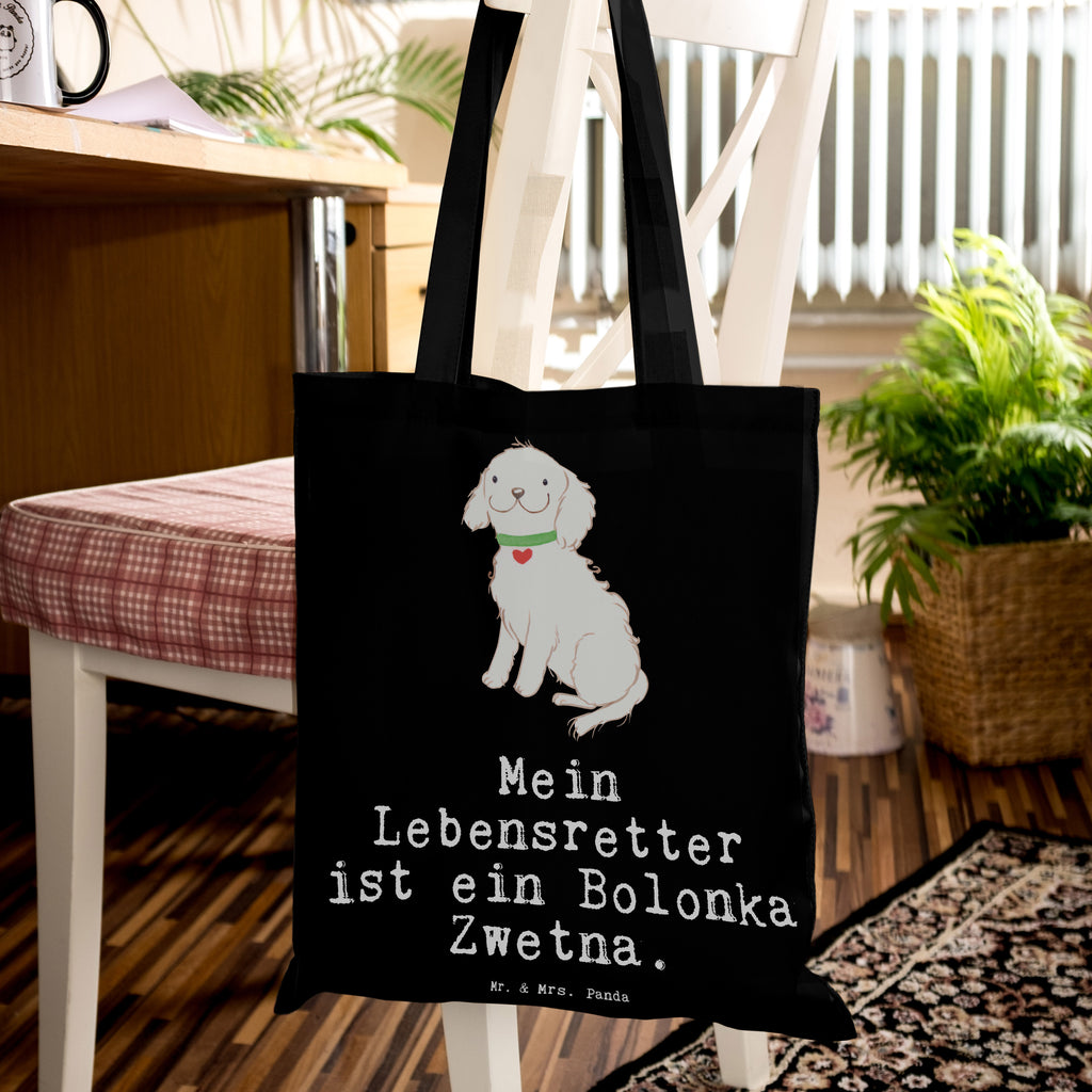 Tragetasche Bolonka Zwetna Lebensretter Beuteltasche, Beutel, Einkaufstasche, Jutebeutel, Stoffbeutel, Hund, Hunderasse, Rassehund, Hundebesitzer, Geschenk, Tierfreund, Schenken, Welpe, Bolonka Zwetna, Tsvetnaya Bolonka