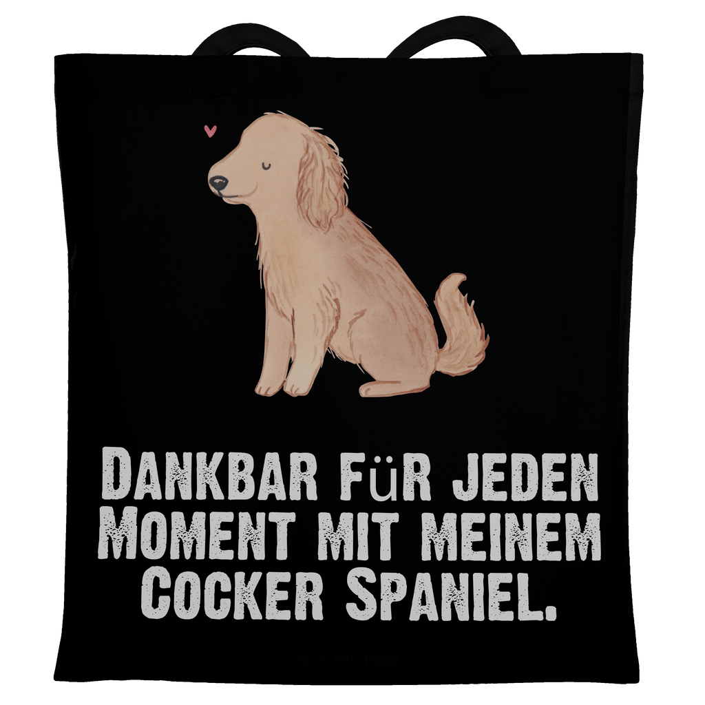 Tragetasche Cocker Spaniel Moment Beuteltasche, Beutel, Einkaufstasche, Jutebeutel, Stoffbeutel, Hund, Hunderasse, Rassehund, Hundebesitzer, Geschenk, Tierfreund, Schenken, Welpe, Englische Cockerspaniel, Cocker Spaniel