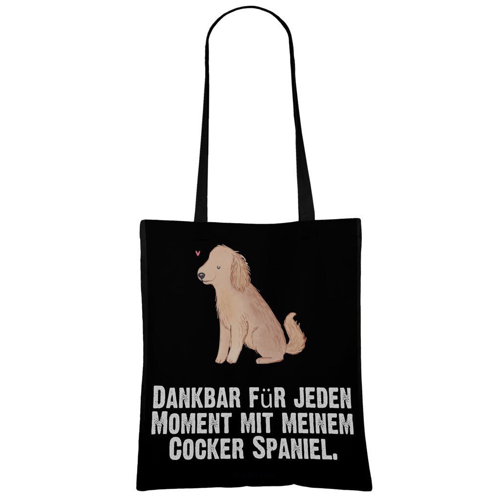 Tragetasche Cocker Spaniel Moment Beuteltasche, Beutel, Einkaufstasche, Jutebeutel, Stoffbeutel, Hund, Hunderasse, Rassehund, Hundebesitzer, Geschenk, Tierfreund, Schenken, Welpe, Englische Cockerspaniel, Cocker Spaniel