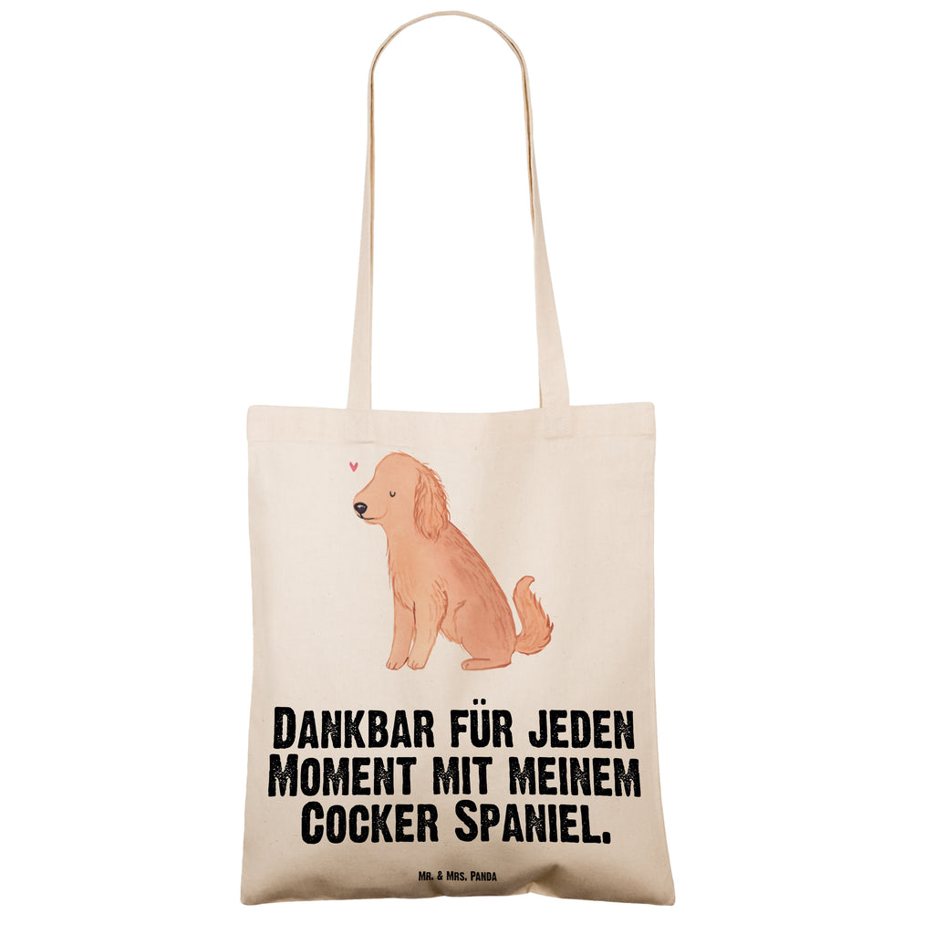 Tragetasche Cocker Spaniel Moment Beuteltasche, Beutel, Einkaufstasche, Jutebeutel, Stoffbeutel, Hund, Hunderasse, Rassehund, Hundebesitzer, Geschenk, Tierfreund, Schenken, Welpe, Englische Cockerspaniel, Cocker Spaniel
