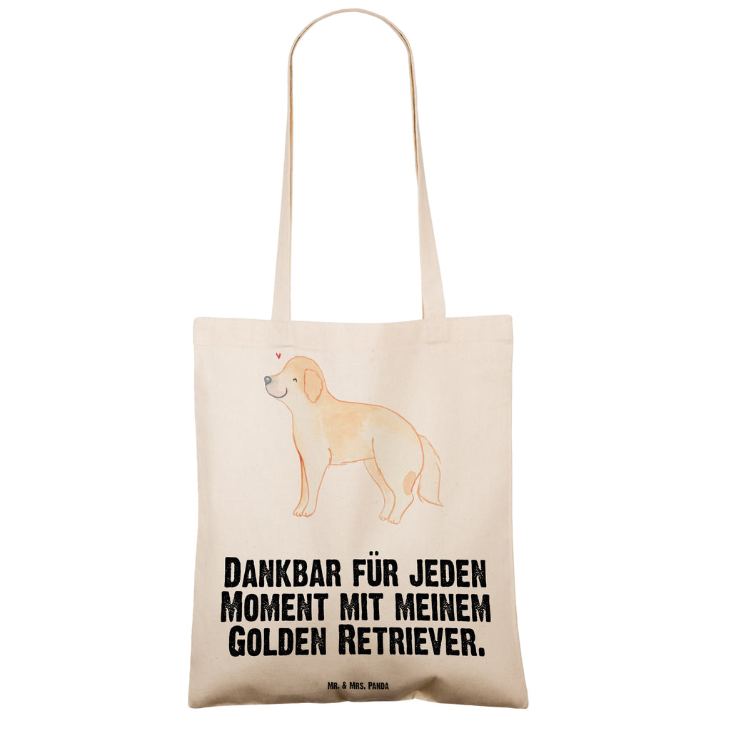 Tragetasche Golden Retriever Moment Beuteltasche, Beutel, Einkaufstasche, Jutebeutel, Stoffbeutel, Hund, Hunderasse, Rassehund, Hundebesitzer, Geschenk, Tierfreund, Schenken, Welpe, Golden Retriever, Goldie Hund