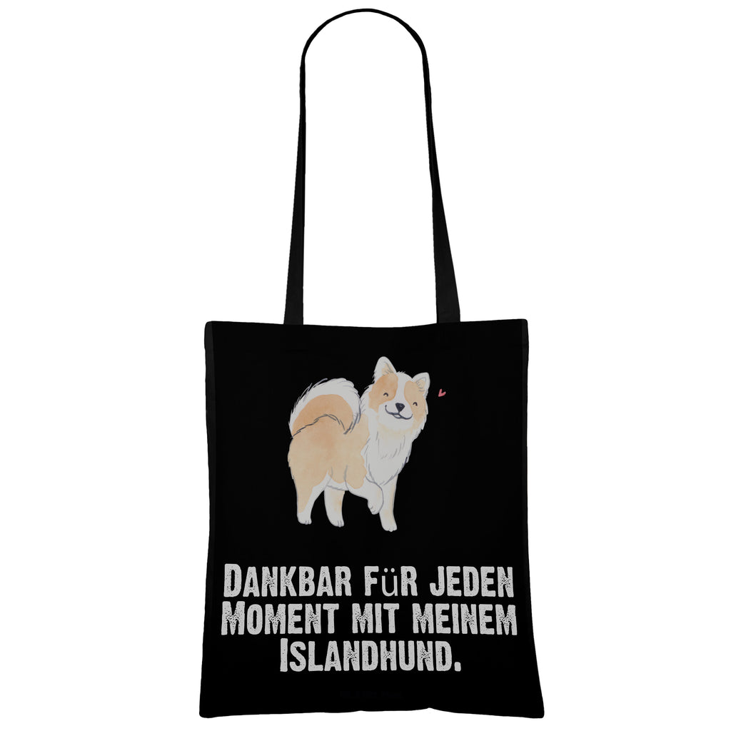 Tragetasche Islandhund Moment Beuteltasche, Beutel, Einkaufstasche, Jutebeutel, Stoffbeutel, Hund, Hunderasse, Rassehund, Hundebesitzer, Geschenk, Tierfreund, Schenken, Welpe, Islandhund, isländischer Schäferhund