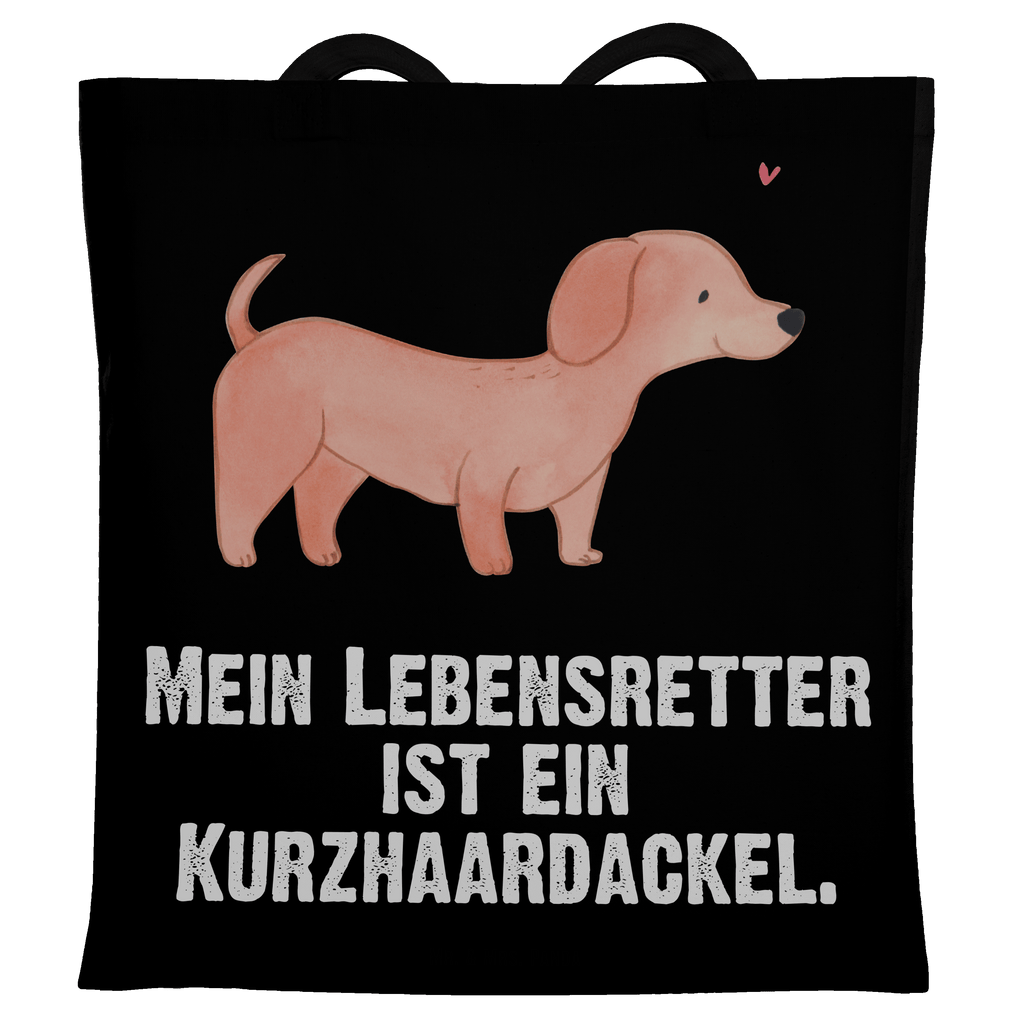 Tragetasche Dackel Kurzhaardackel Lebensretter Beuteltasche, Beutel, Einkaufstasche, Jutebeutel, Stoffbeutel, Hund, Hunderasse, Rassehund, Hundebesitzer, Geschenk, Tierfreund, Schenken, Welpe, Teckel, Dachshund, Kurzhaardackel