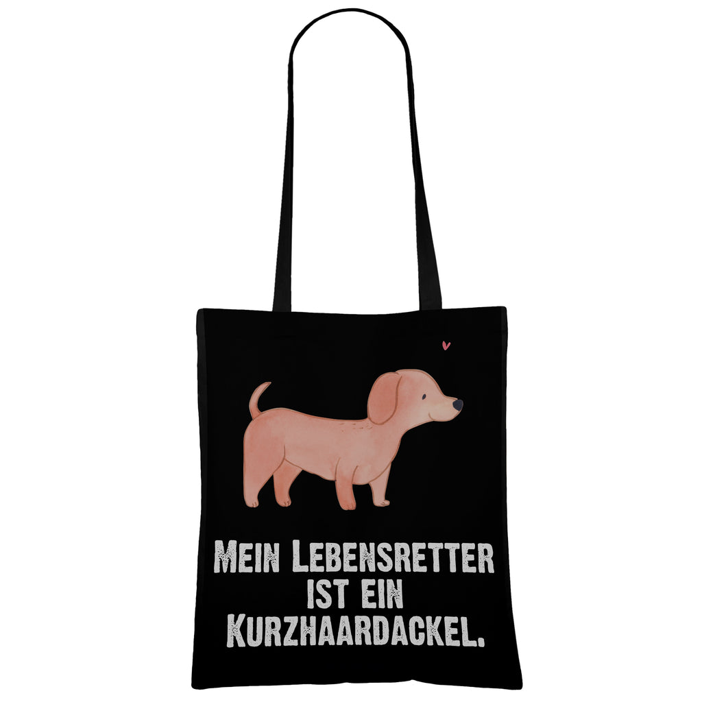 Tragetasche Dackel Kurzhaardackel Lebensretter Beuteltasche, Beutel, Einkaufstasche, Jutebeutel, Stoffbeutel, Hund, Hunderasse, Rassehund, Hundebesitzer, Geschenk, Tierfreund, Schenken, Welpe, Teckel, Dachshund, Kurzhaardackel