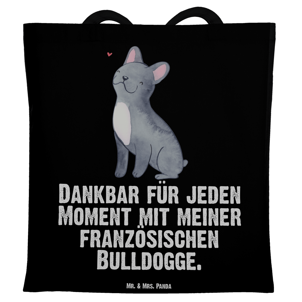 Tragetasche Französische Bulldogge Moment Beuteltasche, Beutel, Einkaufstasche, Jutebeutel, Stoffbeutel, Hund, Hunderasse, Rassehund, Hundebesitzer, Geschenk, Tierfreund, Schenken, Welpe, Französische Bulldogge
