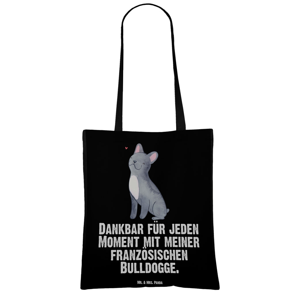 Tragetasche Französische Bulldogge Moment Beuteltasche, Beutel, Einkaufstasche, Jutebeutel, Stoffbeutel, Hund, Hunderasse, Rassehund, Hundebesitzer, Geschenk, Tierfreund, Schenken, Welpe, Französische Bulldogge