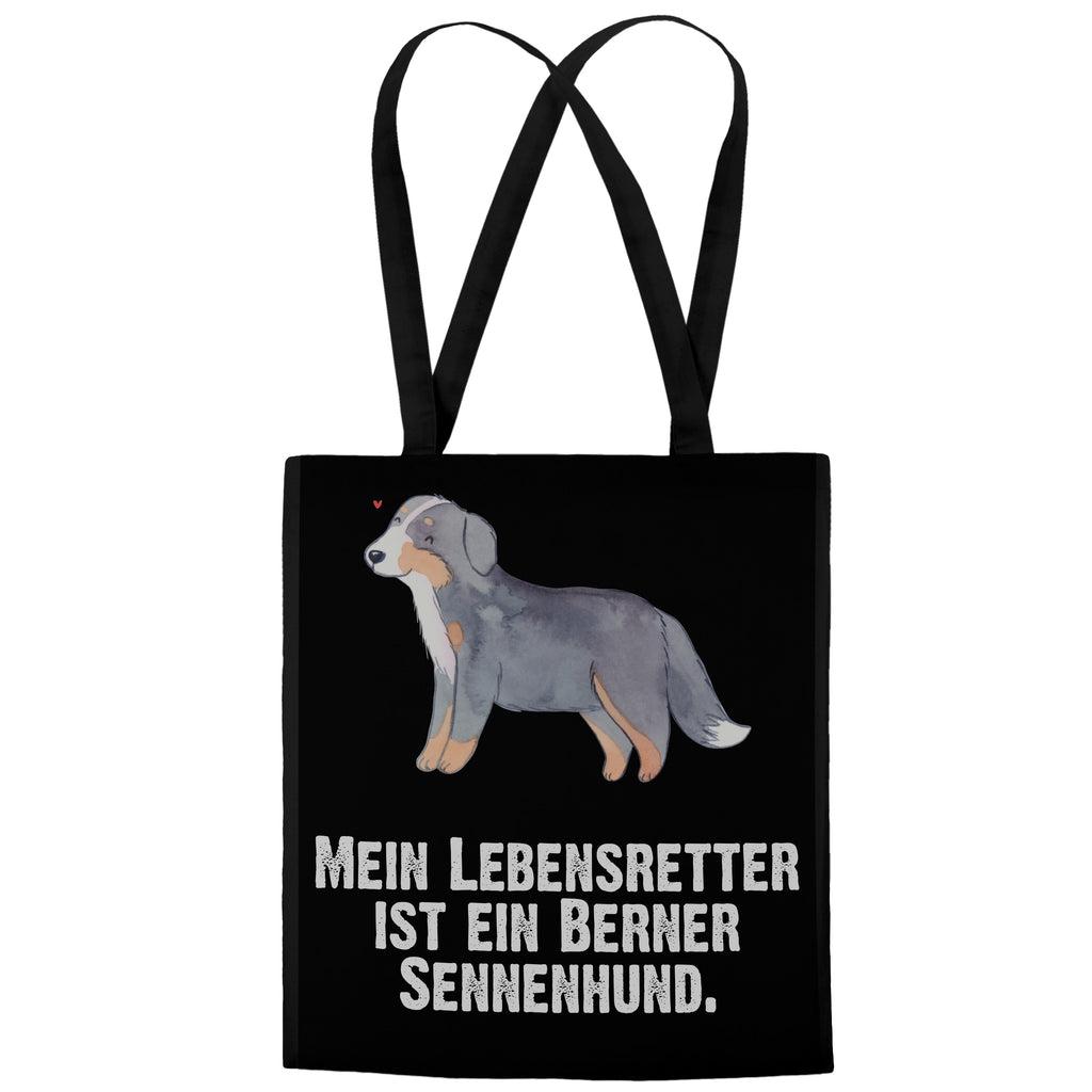 Tragetasche Berner Sennenhund Lebensretter Beuteltasche, Beutel, Einkaufstasche, Jutebeutel, Stoffbeutel, Hund, Hunderasse, Rassehund, Hundebesitzer, Geschenk, Tierfreund, Schenken, Welpe, Dürrbächler, Berner Sennenhund