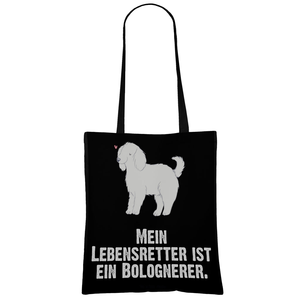 Tragetasche Bologneser Lebensretter Beuteltasche, Beutel, Einkaufstasche, Jutebeutel, Stoffbeutel, Hund, Hunderasse, Rassehund, Hundebesitzer, Geschenk, Tierfreund, Schenken, Welpe, Bologneser