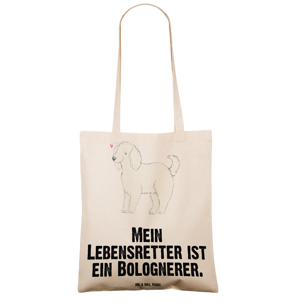 Tragetasche Bologneser Lebensretter Beuteltasche, Beutel, Einkaufstasche, Jutebeutel, Stoffbeutel, Hund, Hunderasse, Rassehund, Hundebesitzer, Geschenk, Tierfreund, Schenken, Welpe, Bologneser
