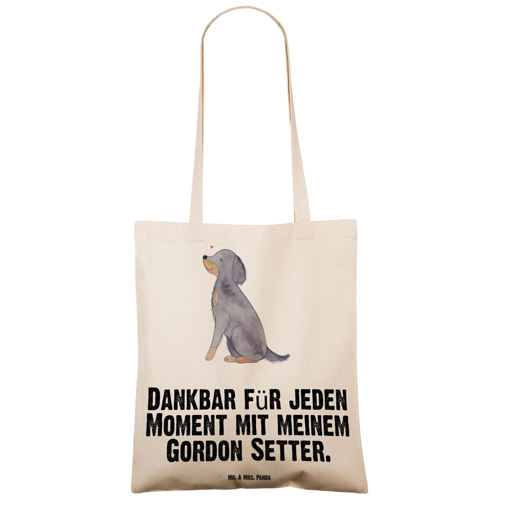 Tragetasche Gordon Setter Moment Beuteltasche, Beutel, Einkaufstasche, Jutebeutel, Stoffbeutel, Hund, Hunderasse, Rassehund, Hundebesitzer, Geschenk, Tierfreund, Schenken, Welpe, Gordon Shetter, Jagdhund