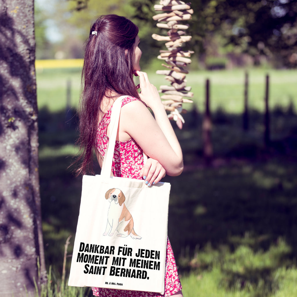 Tragetasche Saint Bernard Moment Beuteltasche, Beutel, Einkaufstasche, Jutebeutel, Stoffbeutel, Hund, Hunderasse, Rassehund, Hundebesitzer, Geschenk, Tierfreund, Schenken, Welpe, St. Bernhardshund, Chien du Saint-Bernard, Saint Bernard Dog, Perro San Bernardo, Saint Bernard