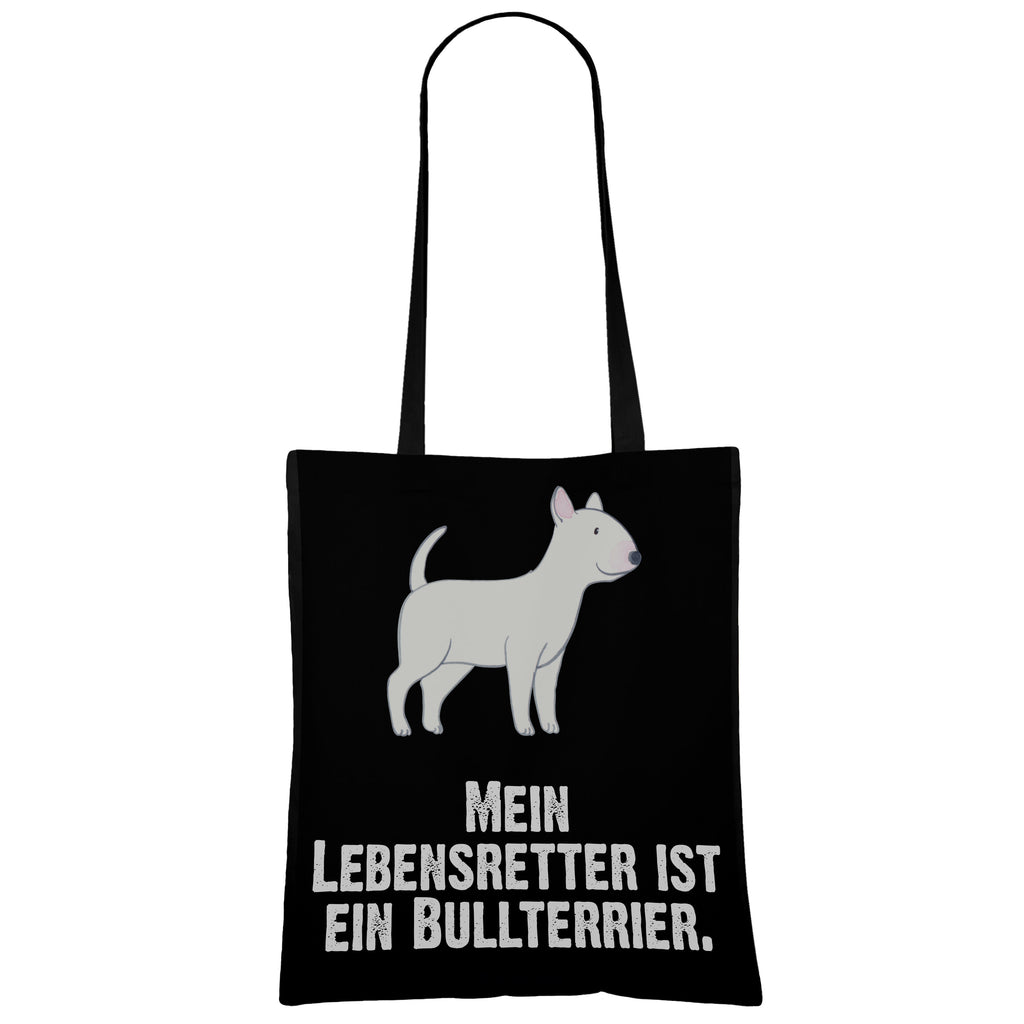 Tragetasche Bullterrier Lebensretter Beuteltasche, Beutel, Einkaufstasche, Jutebeutel, Stoffbeutel, Hund, Hunderasse, Rassehund, Hundebesitzer, Geschenk, Tierfreund, Schenken, Welpe, Bullterrier