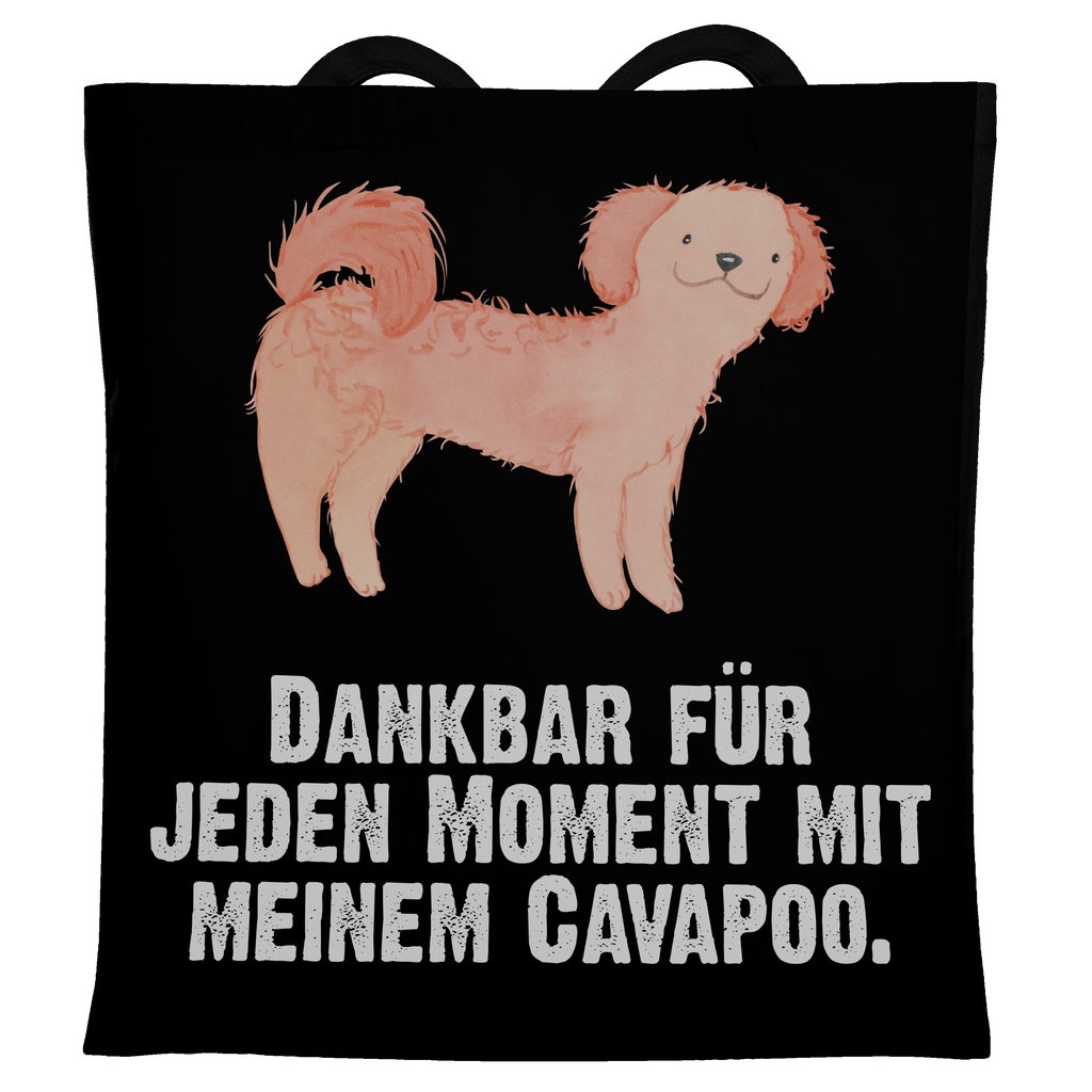 Tragetasche Cavapoo Moment Beuteltasche, Beutel, Einkaufstasche, Jutebeutel, Stoffbeutel, Hund, Hunderasse, Rassehund, Hundebesitzer, Geschenk, Tierfreund, Schenken, Welpe, Cavapoo, Cavoodle