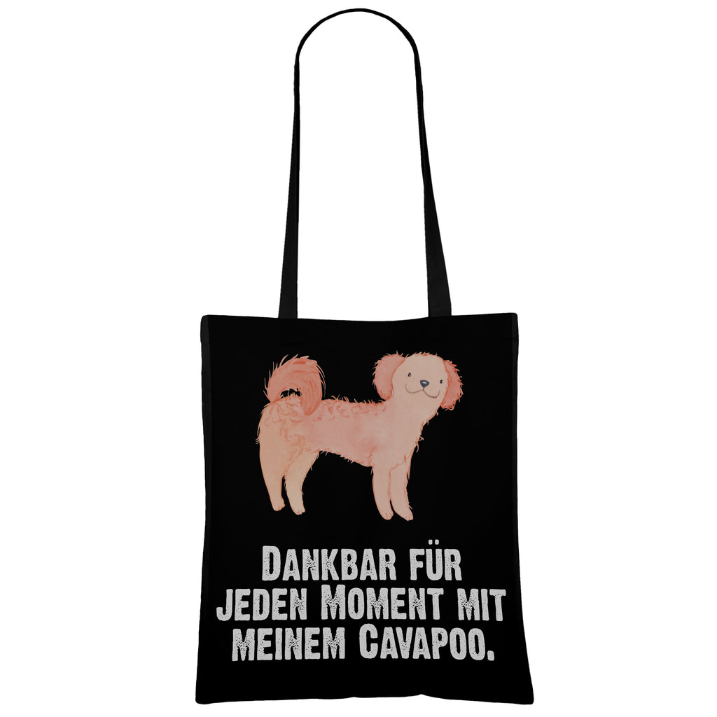 Tragetasche Cavapoo Moment Beuteltasche, Beutel, Einkaufstasche, Jutebeutel, Stoffbeutel, Hund, Hunderasse, Rassehund, Hundebesitzer, Geschenk, Tierfreund, Schenken, Welpe, Cavapoo, Cavoodle