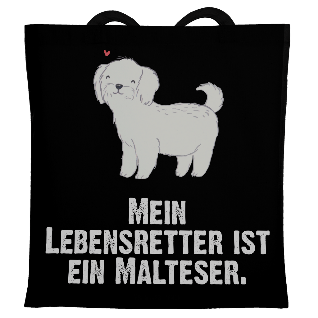Tragetasche Malteser Lebensretter Beuteltasche, Beutel, Einkaufstasche, Jutebeutel, Stoffbeutel, Hund, Hunderasse, Rassehund, Hundebesitzer, Geschenk, Tierfreund, Schenken, Welpe, Malteser