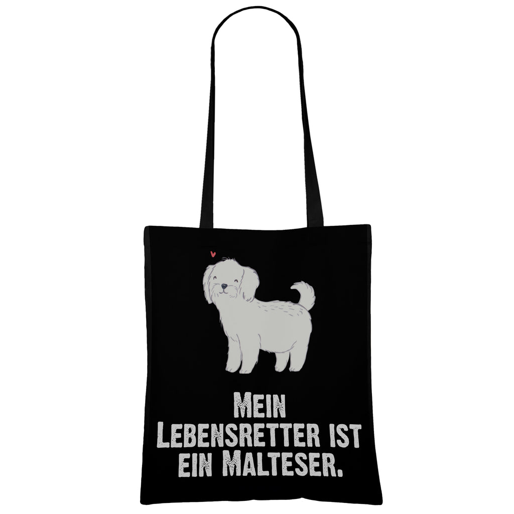 Tragetasche Malteser Lebensretter Beuteltasche, Beutel, Einkaufstasche, Jutebeutel, Stoffbeutel, Hund, Hunderasse, Rassehund, Hundebesitzer, Geschenk, Tierfreund, Schenken, Welpe, Malteser