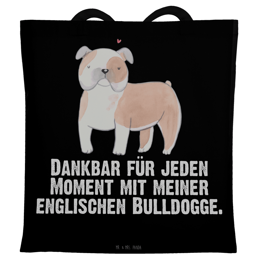 Tragetasche Englische Bulldogge Moment Beuteltasche, Beutel, Einkaufstasche, Jutebeutel, Stoffbeutel, Hund, Hunderasse, Rassehund, Hundebesitzer, Geschenk, Tierfreund, Schenken, Welpe, Englische Bulldogge, English Bulldog