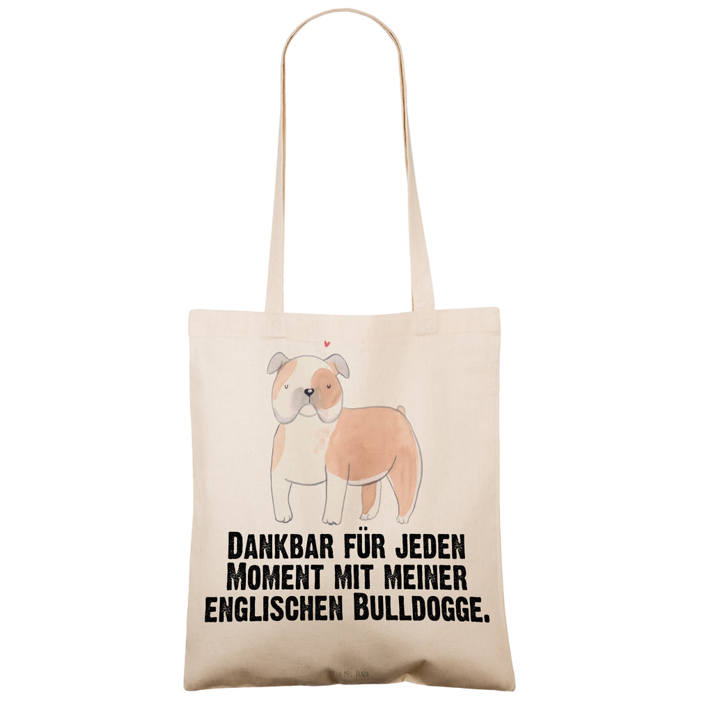 Tragetasche Englische Bulldogge Moment Beuteltasche, Beutel, Einkaufstasche, Jutebeutel, Stoffbeutel, Hund, Hunderasse, Rassehund, Hundebesitzer, Geschenk, Tierfreund, Schenken, Welpe, Englische Bulldogge, English Bulldog