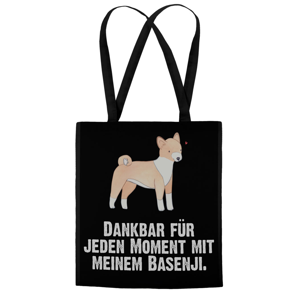 Tragetasche Basenji Moment Beuteltasche, Beutel, Einkaufstasche, Jutebeutel, Stoffbeutel, Hund, Hunderasse, Rassehund, Hundebesitzer, Geschenk, Tierfreund, Schenken, Welpe, Kongo-Terrier, Basenji