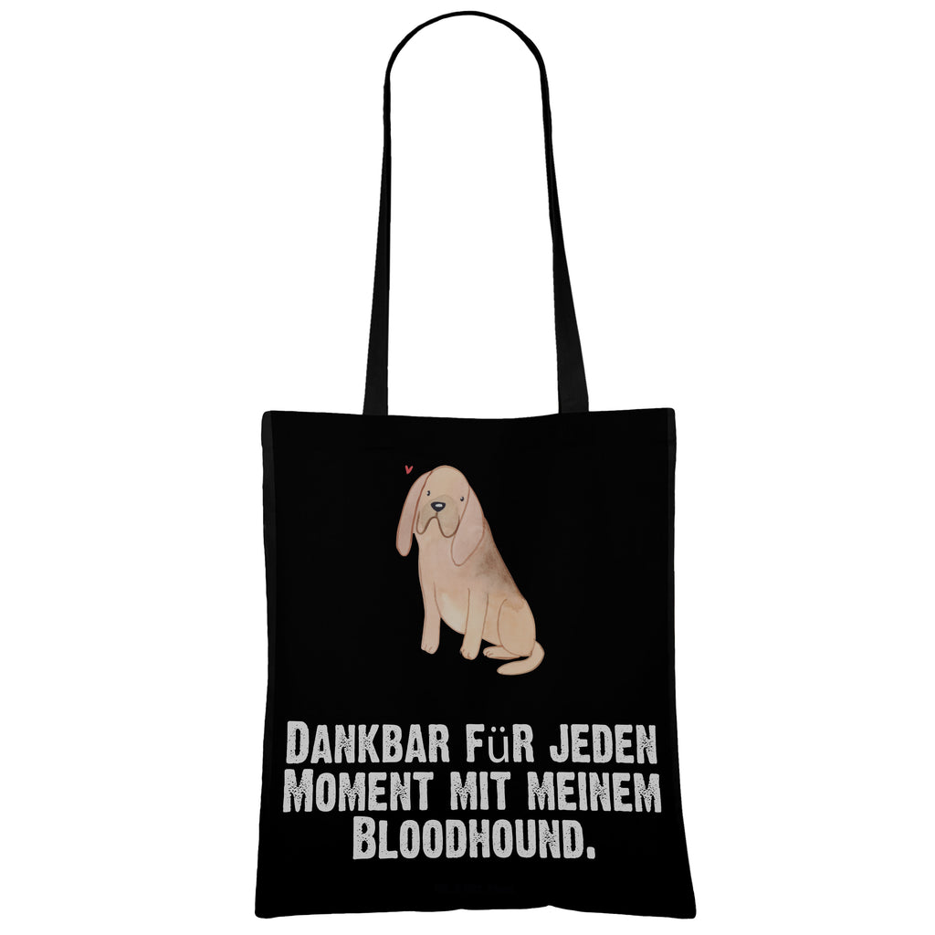 Tragetasche Bloodhound Moment Beuteltasche, Beutel, Einkaufstasche, Jutebeutel, Stoffbeutel, Hund, Hunderasse, Rassehund, Hundebesitzer, Geschenk, Tierfreund, Schenken, Welpe, Bluthund, Bloodhound, St. Hubertushund, Chien de Saint Hubert