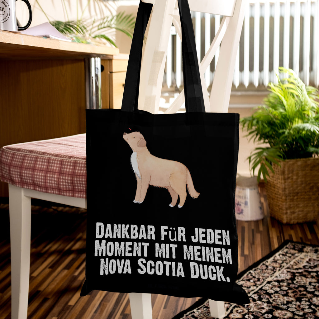 Tragetasche Nova Scotia Duck Moment Beuteltasche, Beutel, Einkaufstasche, Jutebeutel, Stoffbeutel, Hund, Hunderasse, Rassehund, Hundebesitzer, Geschenk, Tierfreund, Schenken, Welpe, Nova Scotia Duck Tolling Retriever, Retriever