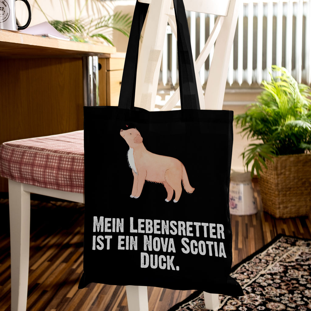 Tragetasche Nova Scotia Duck Lebensretter Beuteltasche, Beutel, Einkaufstasche, Jutebeutel, Stoffbeutel, Hund, Hunderasse, Rassehund, Hundebesitzer, Geschenk, Tierfreund, Schenken, Welpe, Nova Scotia Duck Tolling Retriever, Retriever