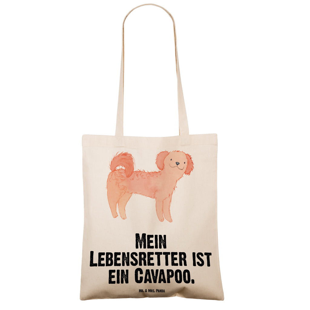 Tragetasche Cavapoo Lebensretter Beuteltasche, Beutel, Einkaufstasche, Jutebeutel, Stoffbeutel, Hund, Hunderasse, Rassehund, Hundebesitzer, Geschenk, Tierfreund, Schenken, Welpe, Cavapoo, Cavoodle