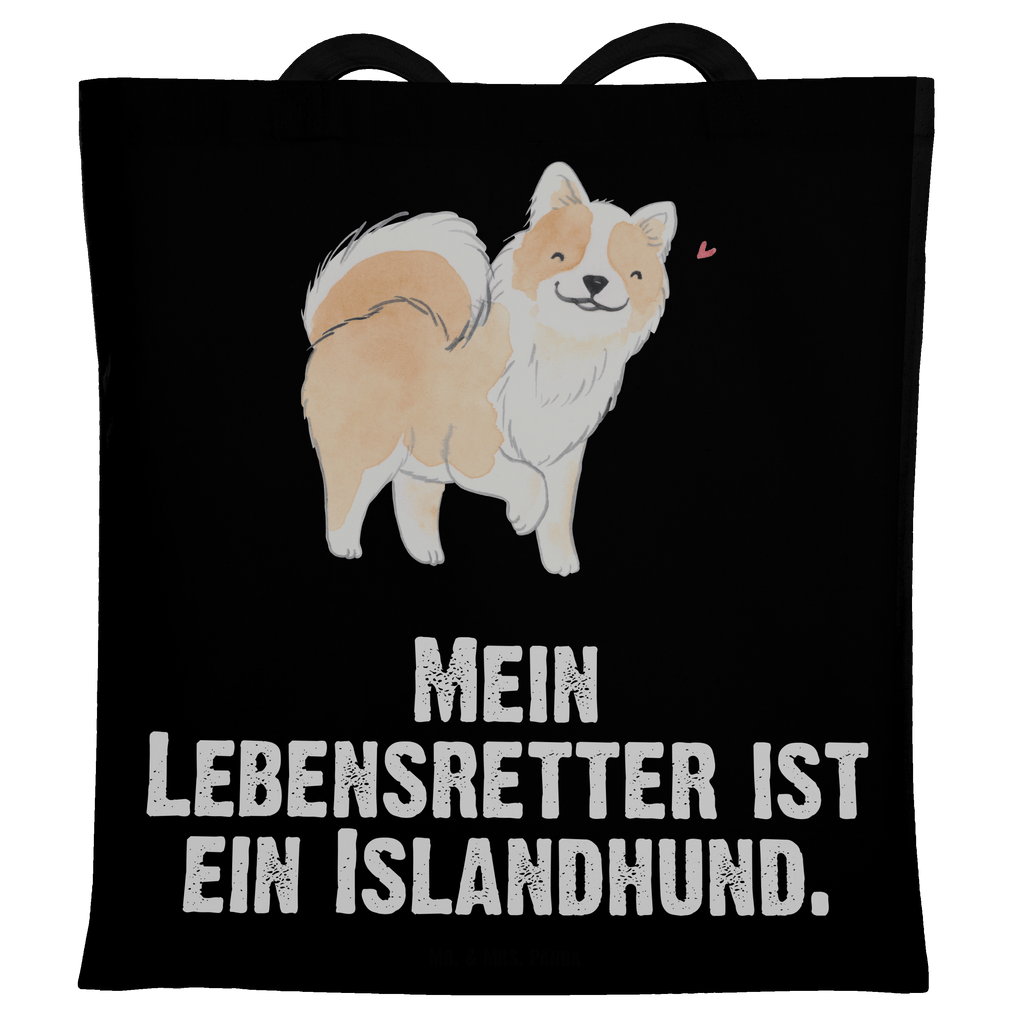 Tragetasche Islandhund Lebensretter Beuteltasche, Beutel, Einkaufstasche, Jutebeutel, Stoffbeutel, Hund, Hunderasse, Rassehund, Hundebesitzer, Geschenk, Tierfreund, Schenken, Welpe, Islandhund, isländischer Schäferhund