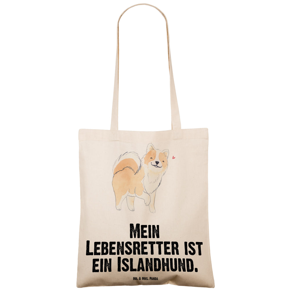 Tragetasche Islandhund Lebensretter Beuteltasche, Beutel, Einkaufstasche, Jutebeutel, Stoffbeutel, Hund, Hunderasse, Rassehund, Hundebesitzer, Geschenk, Tierfreund, Schenken, Welpe, Islandhund, isländischer Schäferhund