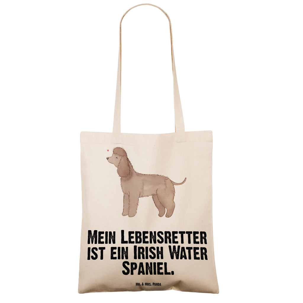 Tragetasche Irish Water Spaniel Lebensretter Beuteltasche, Beutel, Einkaufstasche, Jutebeutel, Stoffbeutel, Hund, Hunderasse, Rassehund, Hundebesitzer, Geschenk, Tierfreund, Schenken, Welpe, Irish Water Spaniel, Jagdhund