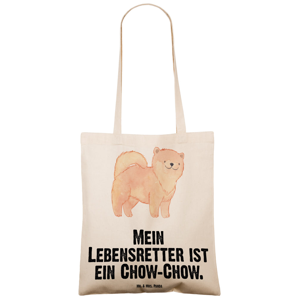 Tragetasche Chow-Chow Lebensretter Beuteltasche, Beutel, Einkaufstasche, Jutebeutel, Stoffbeutel, Hund, Hunderasse, Rassehund, Hundebesitzer, Geschenk, Tierfreund, Schenken, Welpe, Chow-Chow, Asiatischer Spitz