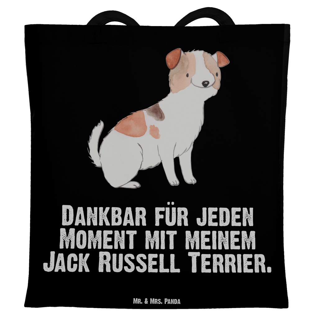 Tragetasche Jack Russell Terrier Moment Beuteltasche, Beutel, Einkaufstasche, Jutebeutel, Stoffbeutel, Hund, Hunderasse, Rassehund, Hundebesitzer, Geschenk, Tierfreund, Schenken, Welpe, Jack Russell Terrier
