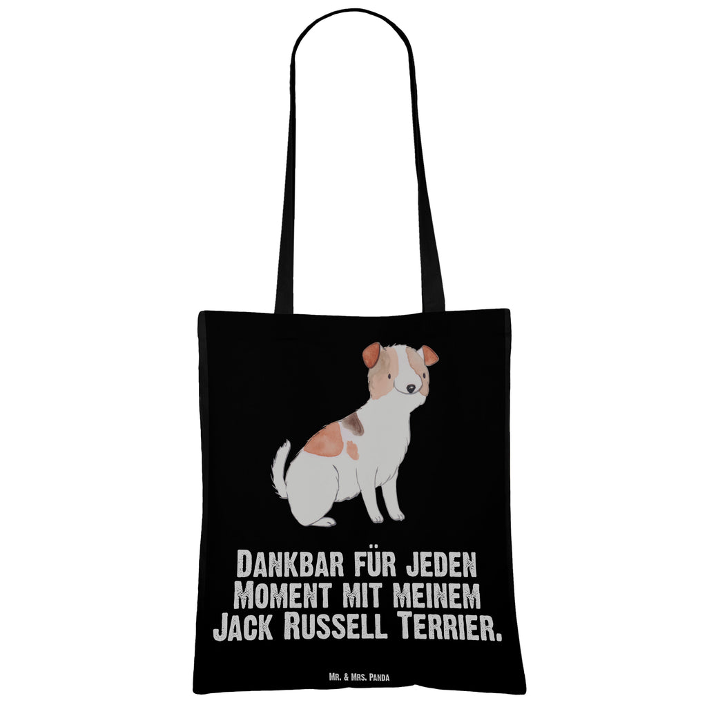 Tragetasche Jack Russell Terrier Moment Beuteltasche, Beutel, Einkaufstasche, Jutebeutel, Stoffbeutel, Hund, Hunderasse, Rassehund, Hundebesitzer, Geschenk, Tierfreund, Schenken, Welpe, Jack Russell Terrier