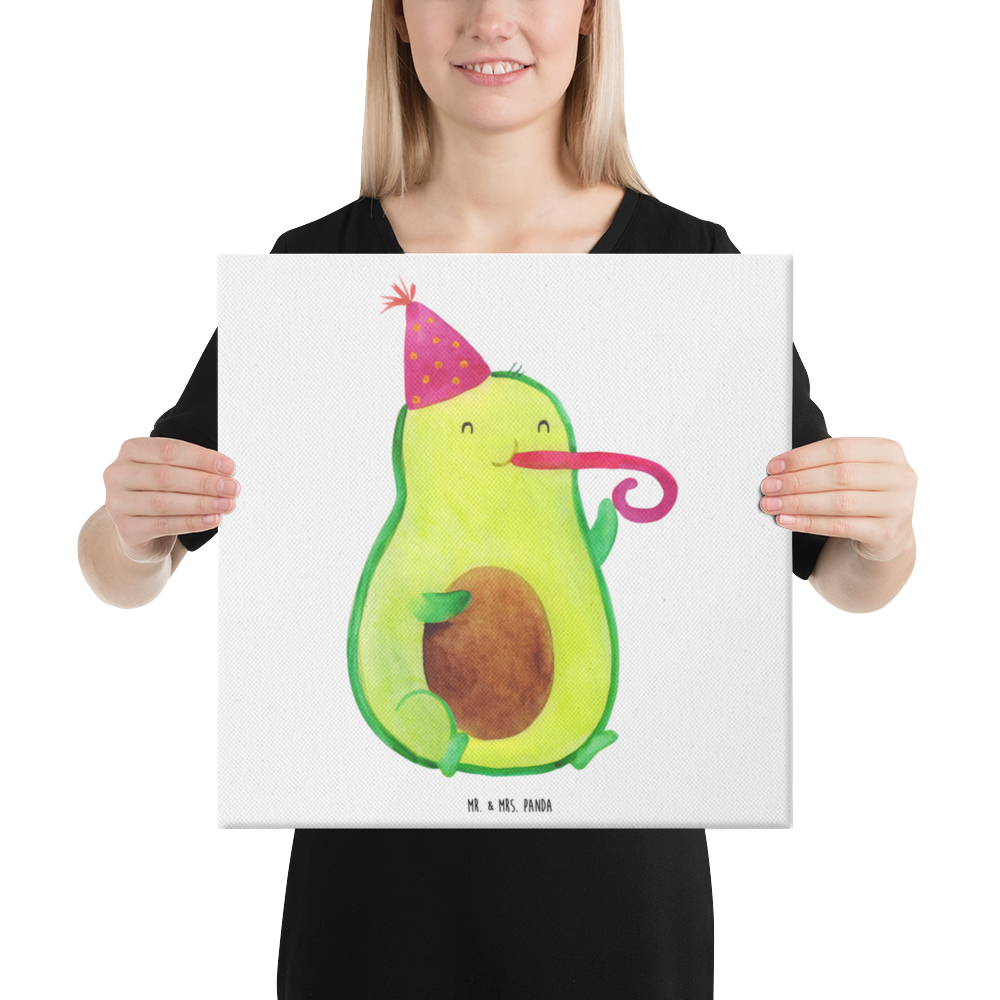 Leinwand Bild Avocado Partyhupe Leinwand, Bild, Kunstdruck, Wanddeko, Dekoration, Avocado, Veggie, Vegan, Gesund, Party, Feierlichkeit, Feier, Fete, Geburtstag, Gute Laune, Tröte