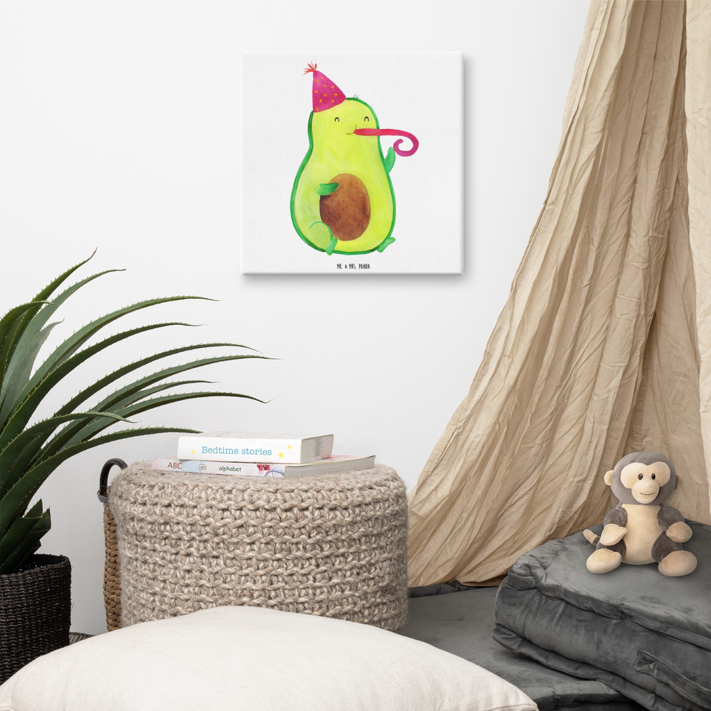 Leinwand Bild Avocado Partyhupe Leinwand, Bild, Kunstdruck, Wanddeko, Dekoration, Avocado, Veggie, Vegan, Gesund, Party, Feierlichkeit, Feier, Fete, Geburtstag, Gute Laune, Tröte